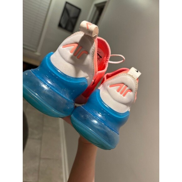 Nike Air Zoom Sneakers - Bright Pink, Blue, and Black - Size 6 1/2 - Picture 3 of 4